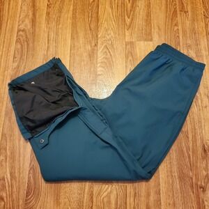 Vintage Wilson Track Pants Men Large Green Thomas E Gore-Tex Zip Leg Windbreaker